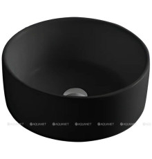 Раковина накладная Aquatek 400x400x165 мм матовый черный AQ5118-MB