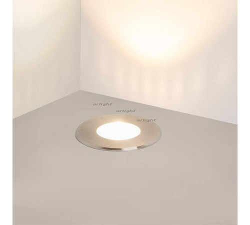Встраиваемый в дорогу светильник Arlight LTD-GROUND-R65-6W Warm3000 (SL, 24 deg, 230V) 026449