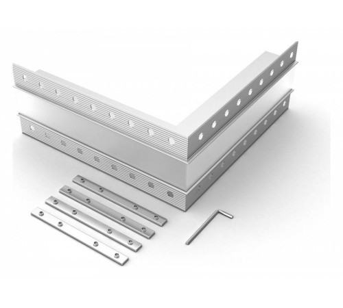 Соединитель угловой L-образный накладной Arlight S-LUX 030096