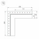 Соединитель угловой L-образный накладной Arlight S-LUX 030101