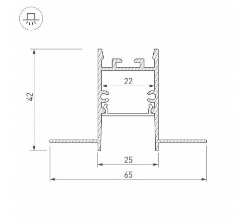 Профиль встраиваемый Arlight SL-COMFORT 033275
