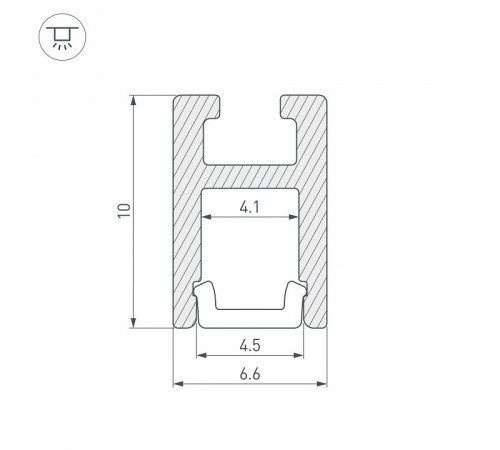 Профиль накладной Arlight ARH-KANT 36384