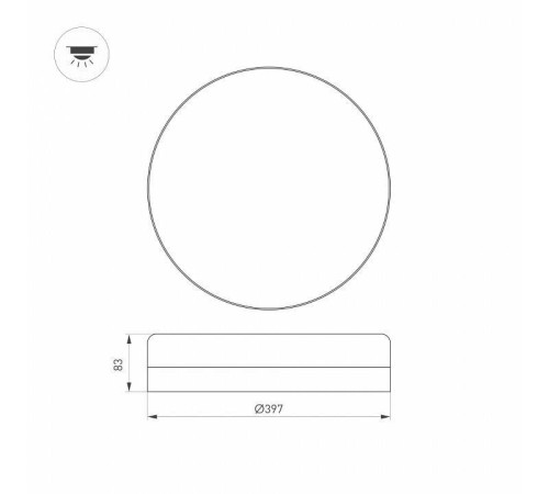 Накладной светильник Arlight SMURF 36669