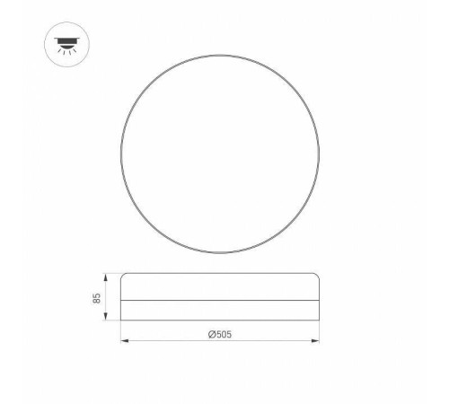 Накладной светильник Arlight SMURF 37446