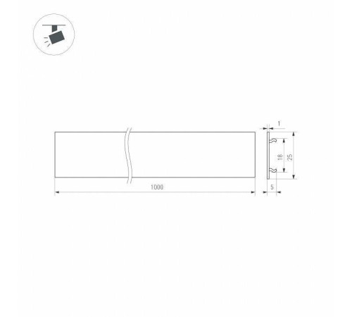 Плата декоративная для трека Arlight MAG-ORIENT 038359