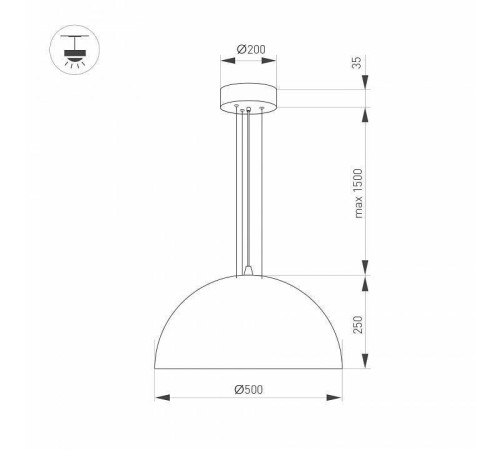 Подвесной светильник Arlight RESTO 39697