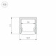 Профиль накладной Arlight FANTOM-BENT 040326(1)