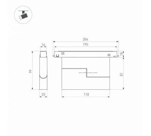 Накладной светильник Arlight MAG-ORIENT 041921