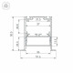 Профиль встраиваемый Arlight SL-LINIA 044682