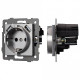 Розетка с заземлением и 2хUSB type A, без рамки Arlight SCT 049820