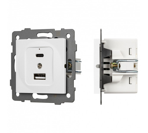 Механизм розетки 2хUSB type A и C Arlight SCT 049839