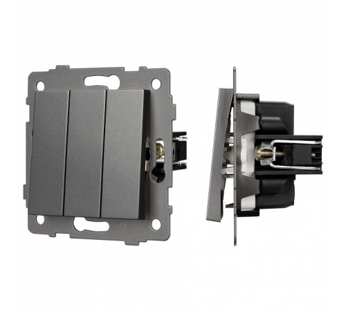 Выключатель трехклавишный без рамки Arlight SWT 049898