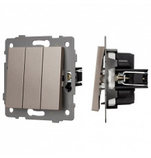 Выключатель трехклавишный без рамки Arlight SWT 049899