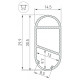 Профиль накладной Arlight WARDROBE 050153