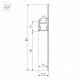 Профиль-держатель накладной Arlight FANTOM 052662