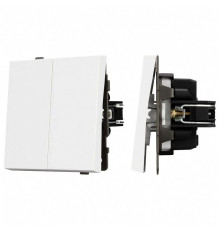 Выключатель двухклавишный без рамки Arlight SWT 054058