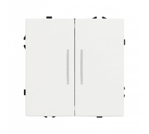 Выключатель проходной двухклавишный без рамки Arlight SWT 054240