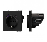 Розетка с заземлением и 2хUSB type A, без рамки Arlight SCT 054285