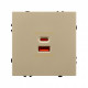 Розетка 2хUSB type A и C без рамки Arlight SCT 054318