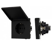 Розетка влагозащищенная с заземлением с крышкой, без рамки Arlight SCT-TENDO 054599