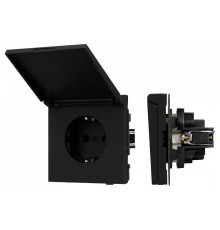 Розетка влагозащищенная с заземлением с крышкой, без рамки Arlight SCT-TENDO 054599