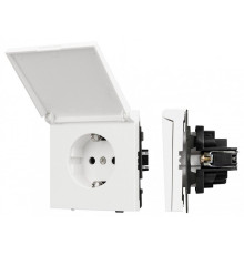 Розетка влагозащищенная с заземлением с крышкой, без рамки Arlight SCT-TENDO 054602