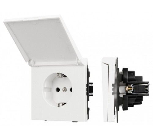 Розетка влагозащищенная с заземлением с крышкой, без рамки Arlight SCT-TENDO 054602