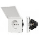 Розетка влагозащищенная с заземлением с крышкой, без рамки Arlight SCT-TENDO 054602