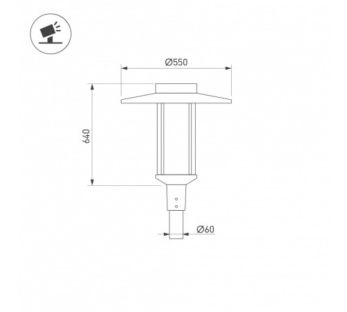 Консольный светильник Arlight MASAR 057268