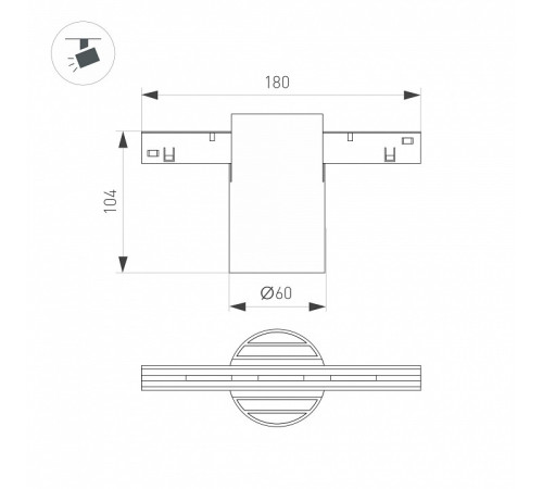 Накладной светильник Arlight MAG-ORIENT 059256
