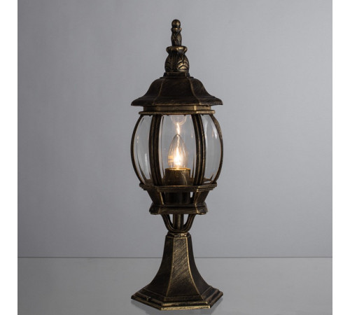Наземный низкий светильник Arte Lamp Atlanta A1044FN-1BN