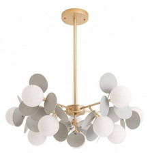 Люстра на штанге Arte Lamp Peacock 10 ламп A1369SP-10GY