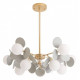 Люстра на штанге Arte Lamp Peacock 10 ламп A1369SP-10GY
