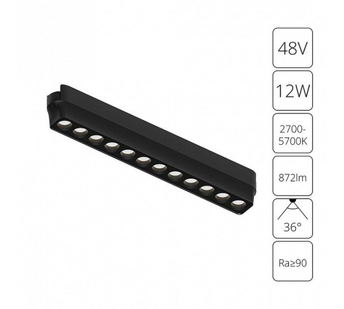Накладной светильник Arte Lamp Rapid A2954PL-1BK