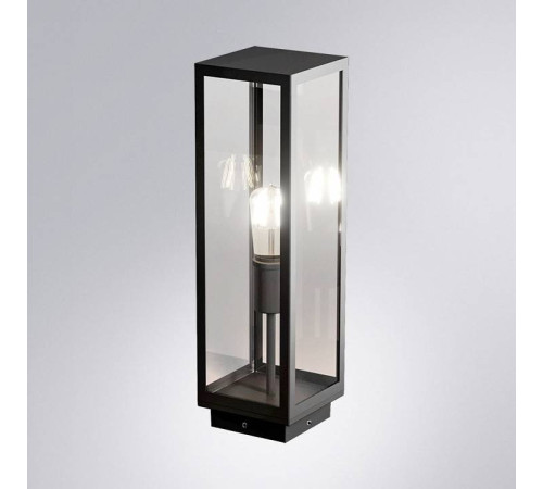 Наземный низкий светильник Arte Lamp Belfast A4569FN-1BK