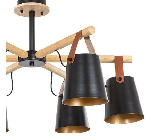 Люстра на штанге Arte Lamp Thomas 6 ламп черная A7032PL-6BK