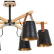 Люстра на штанге Arte Lamp Thomas 6 ламп черная A7032PL-6BK