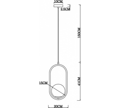 Подвесной светильник Arte Lamp Matisse A7745SP-1AB
