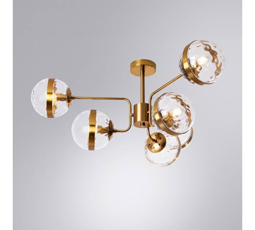 Потолочная люстра Arte Lamp Delacrua A7770PL-6PB