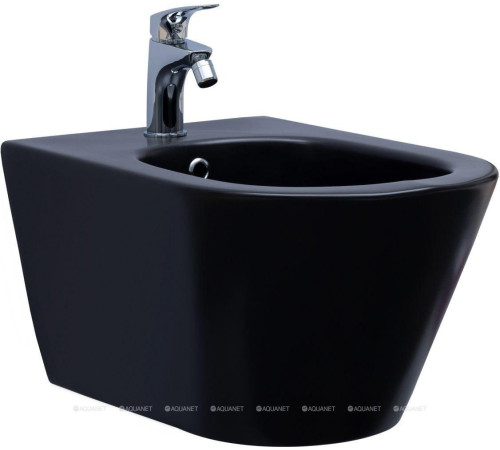 Биде подвесное Aquanet Lake 530х335 мм черный матовый LAKE-B2B