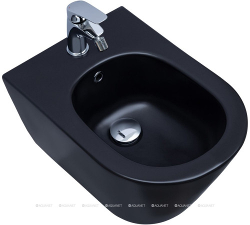 Биде подвесное Aquanet Lake 530х335 мм черный матовый LAKE-B2B