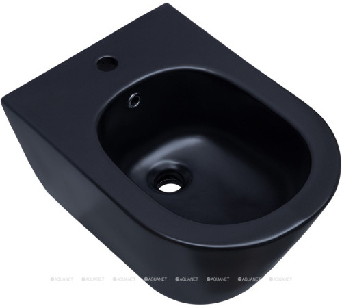 Биде подвесное Aquanet Lake 530х335 мм черный матовый LAKE-B2B