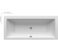 Ванна акриловая RAVAK Formy 01 Slim 180х80 см C881300000