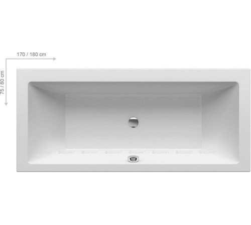 Ванна акриловая RAVAK Formy 01 Slim 180х80 см C881300000