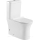 Чаша напольного унитаза Aquanet Roll-C Rimless с сиденьем Soft Close Slimseat Roll-C