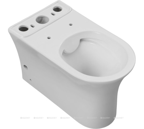 Чаша напольного унитаза Aquanet Roll-C Rimless с сиденьем Soft Close Slimseat Roll-C