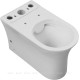 Чаша напольного унитаза Aquanet Roll-C Rimless с сиденьем Soft Close Slimseat Roll-C