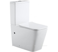 Чаша напольного унитаза Aquanet Tavr 2.0 C1 Rimless с сиденьем Soft Close Slimseat Tavr 2.0 C1