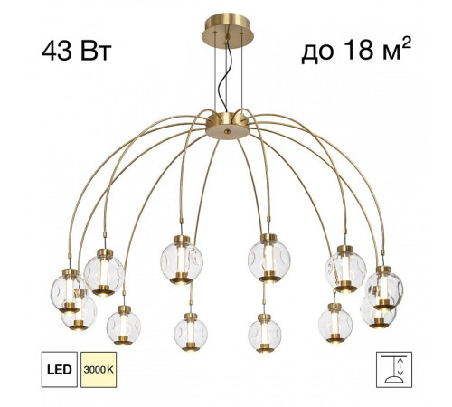 Подвесная люстра Citilux NOONA CL251190