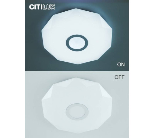 Накладной светильник Citilux Диамант Смарт CL713A30G